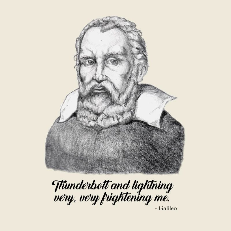 Galileo Quotes - Thunder & Lightning - Science