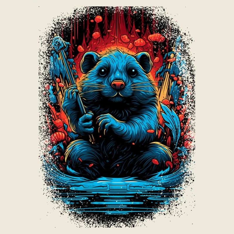 Blagues Bobr Beavers Bever Beaver Dam Canadien