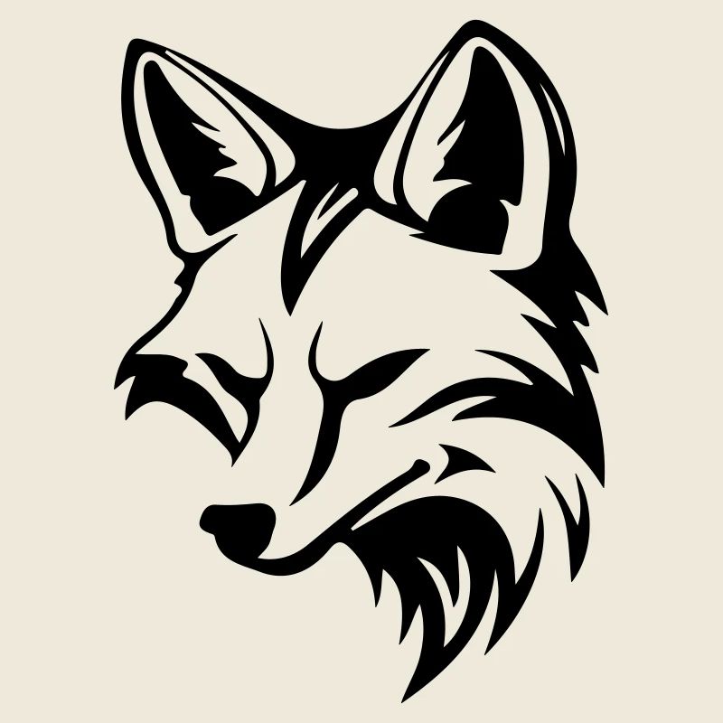 Fuchs Kopf Tier Silhouette