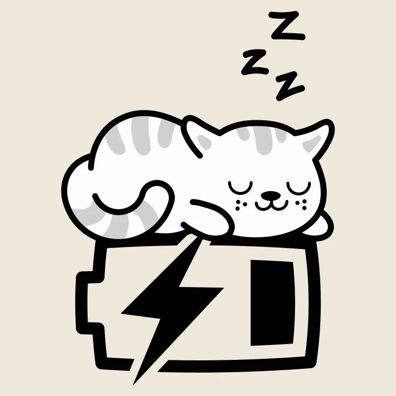 Sleepy Kitty (Color Changeable - 3 colors)