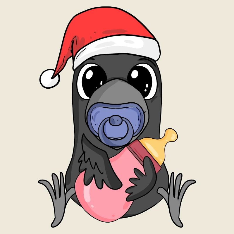 Noël Bébé Corbeau