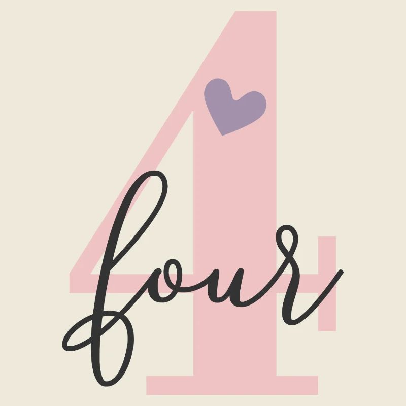 4. Geburtstag Vier Four