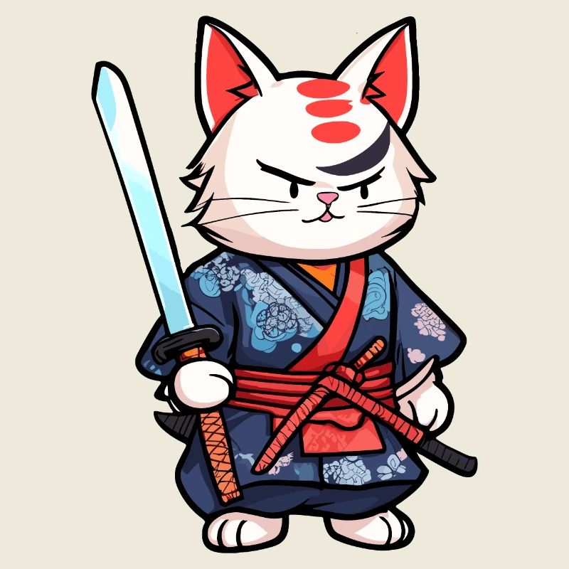 Samurai-Katze #25