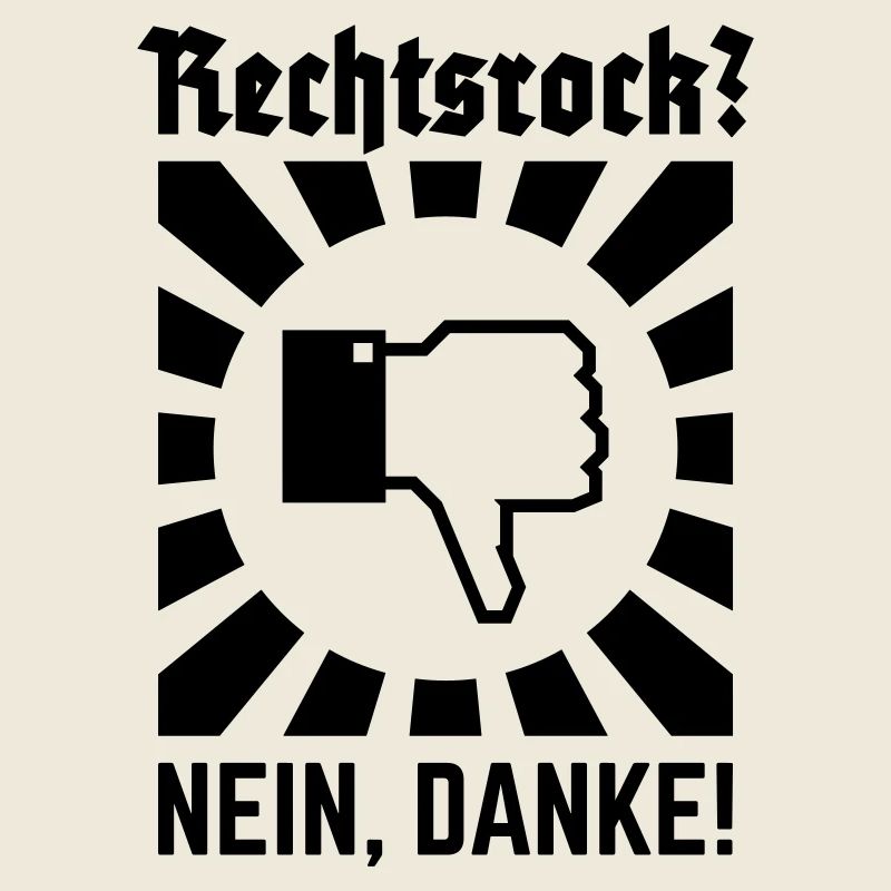 Rechtsrock? Nein, Danke! (Strahlen / Black)