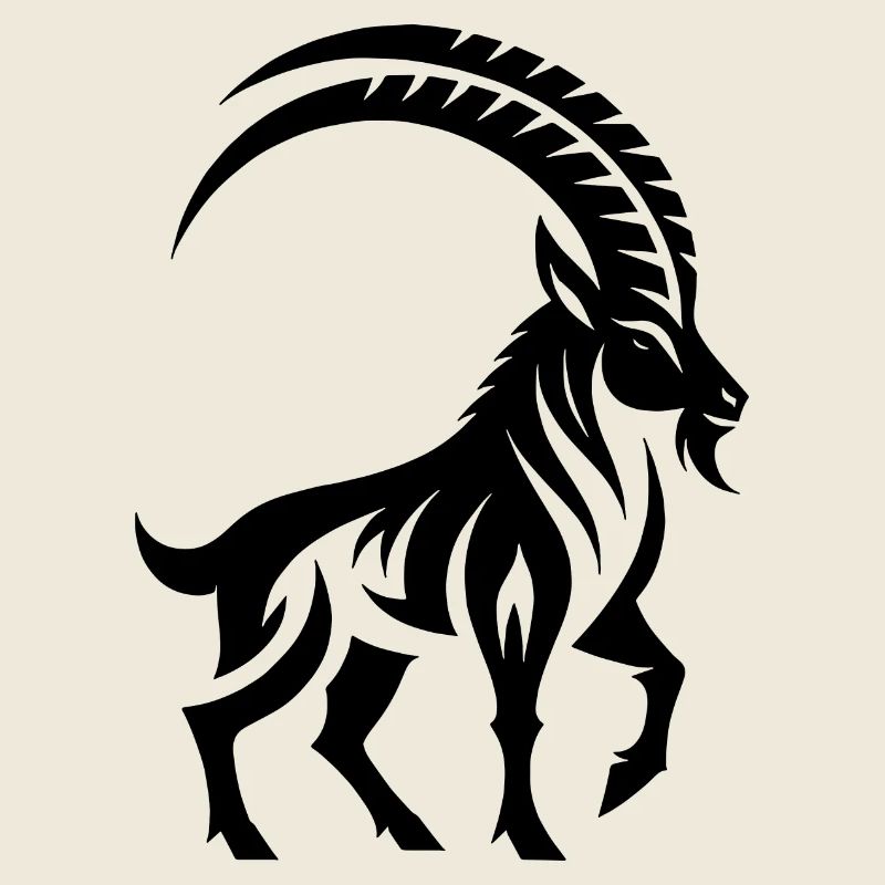 Sternzeichen Steinbock Tattoo