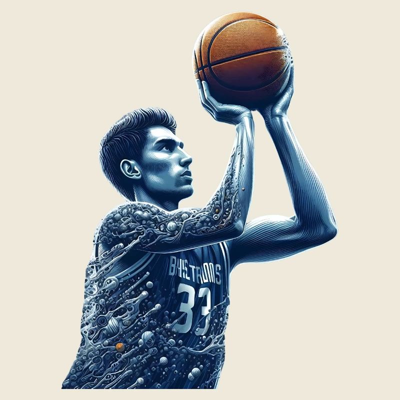 Basketball -Éclaboussure de Talent