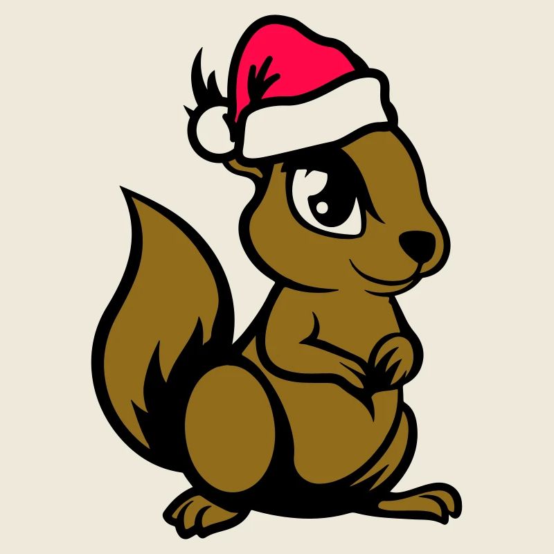 eichhörnchen comic tier weihnachten