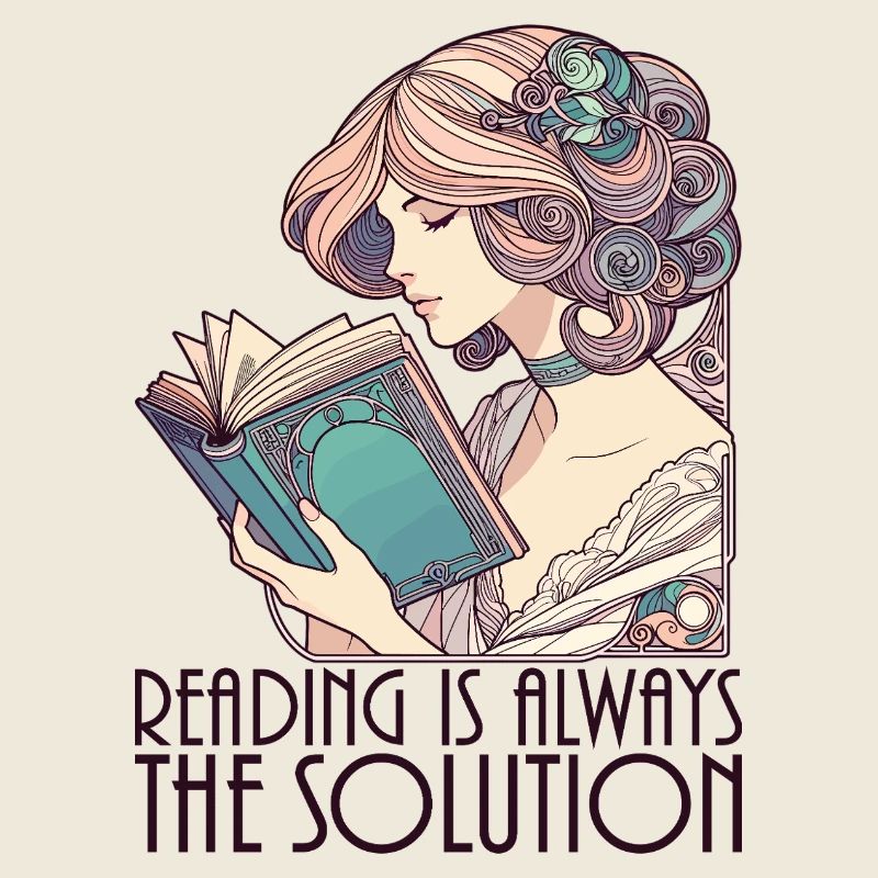 Book Books Reading Wife Solution Funny Gift