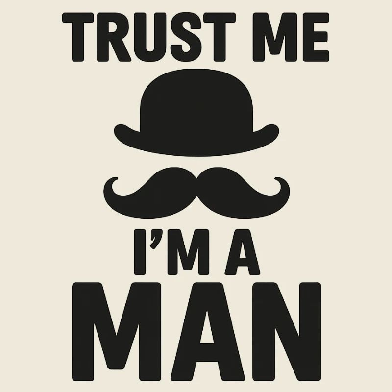 Männerspruch "Trust me I´m a MAN"