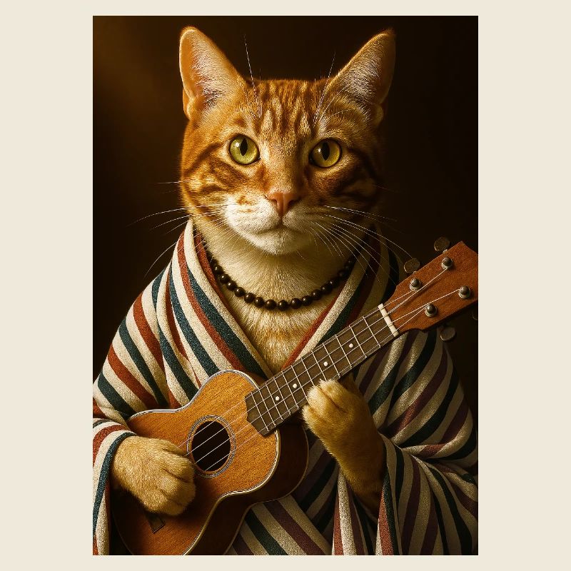Ukulele Cat