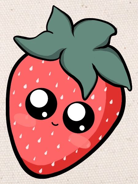 Fruchtige Erdbeere