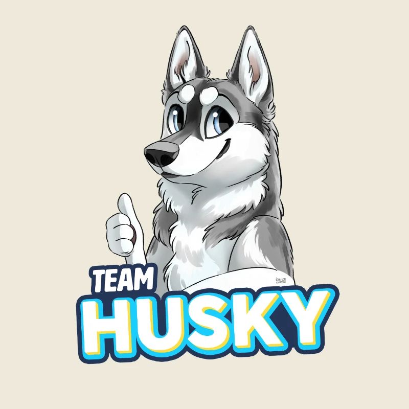 TEAM Husky - Grau