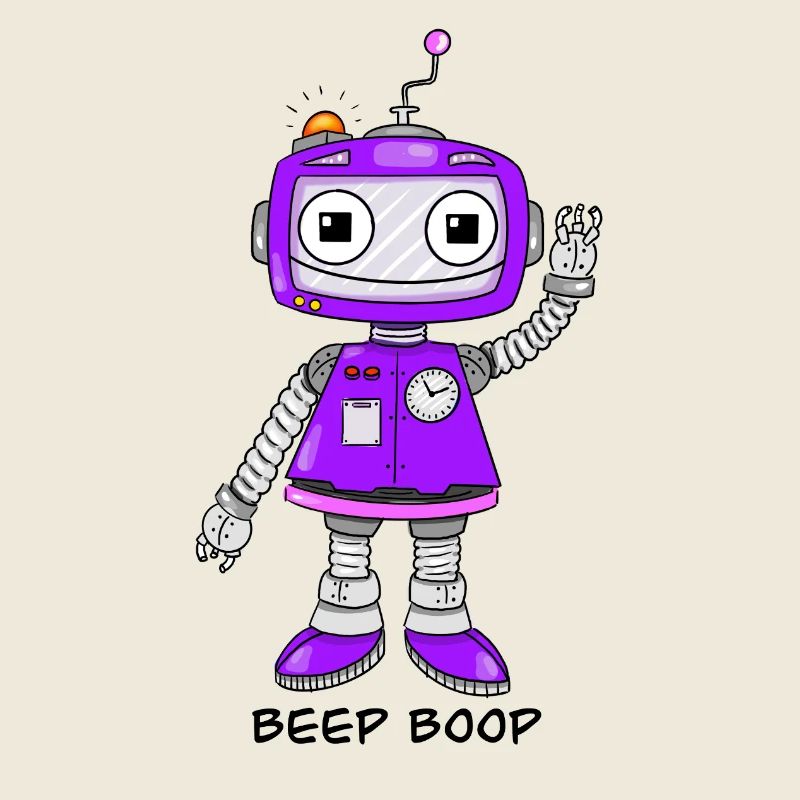 Lila Roboter