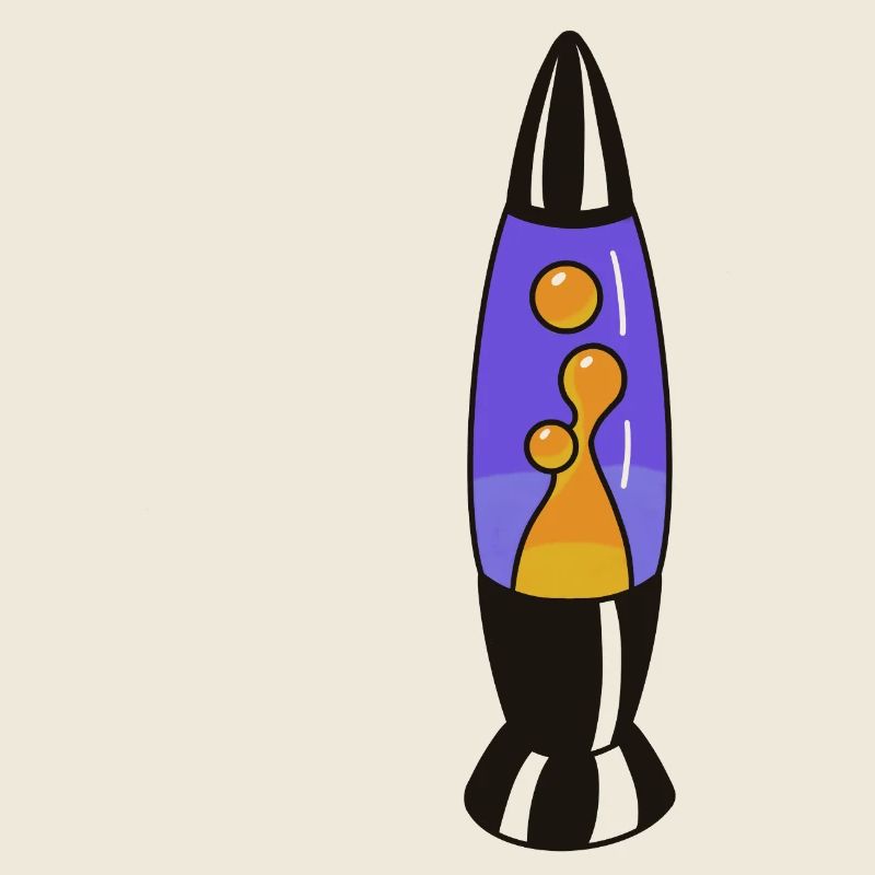 Lava Lampe Retro – Psychedelic Design