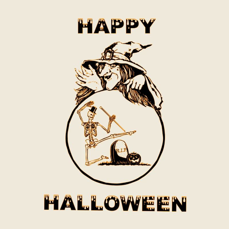 Conception de sort de sorcière d'Halloween