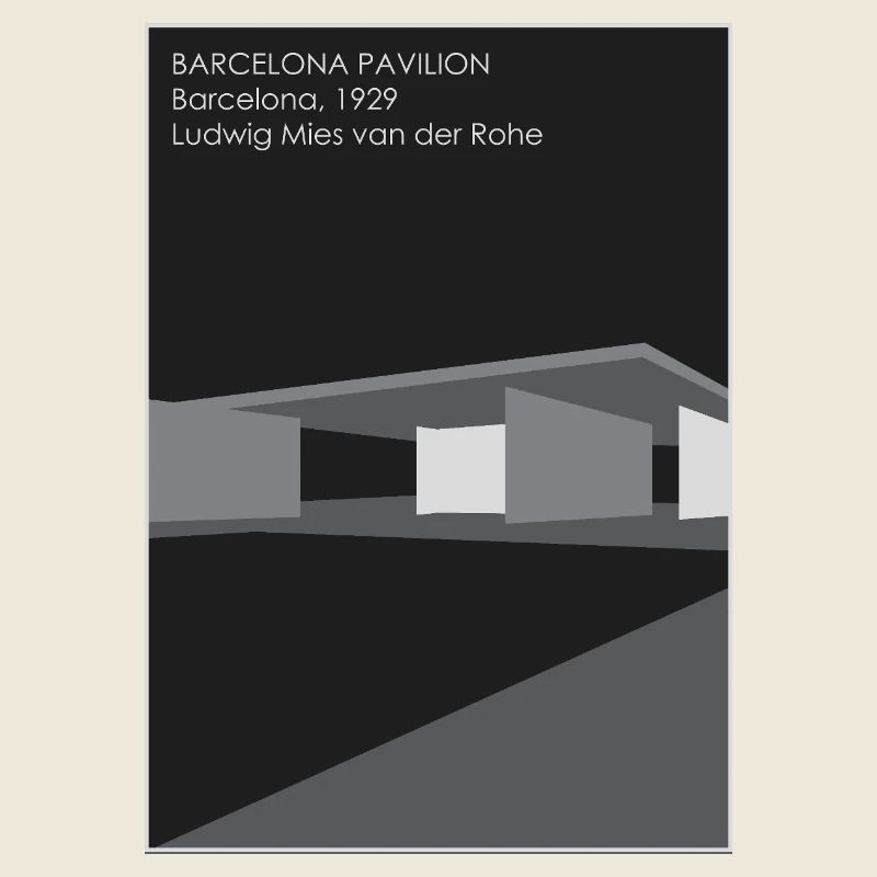 Architecture moderne : Pavillon de Barcelone