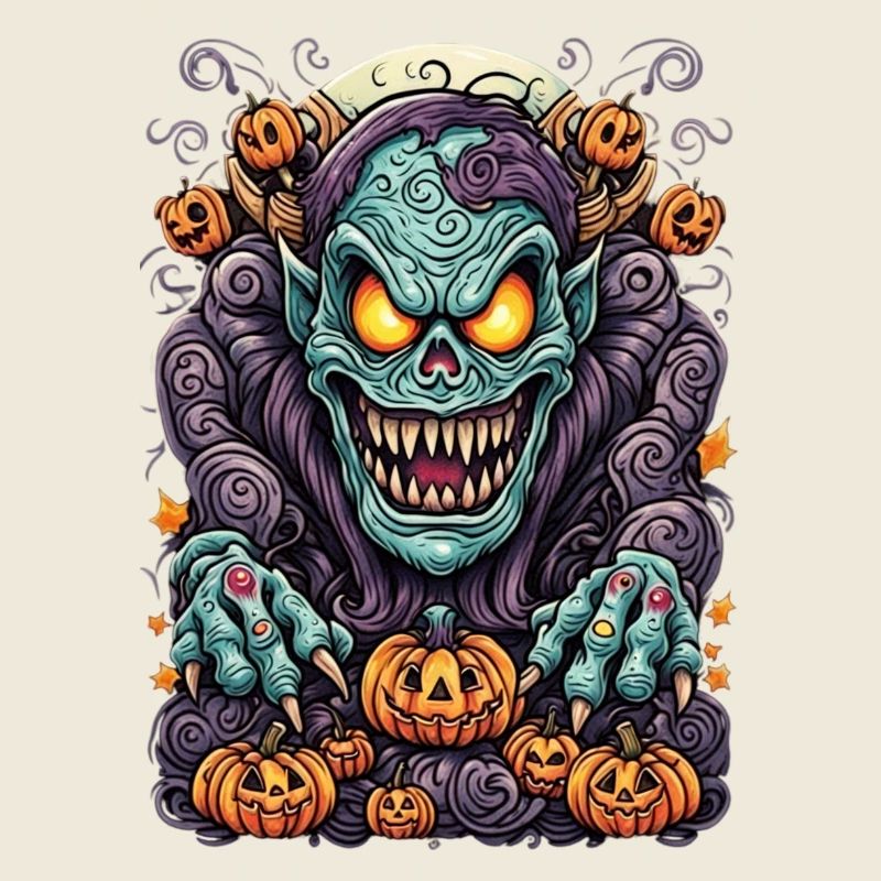 Sinistre créature de l’enfer d’Halloween