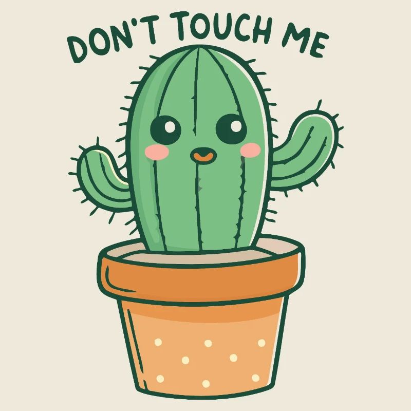 Cactus Rigolo Ne Pas Toucher