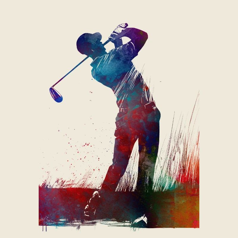 Joueur de golf #golf
