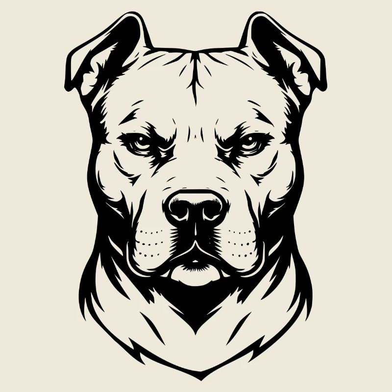 Pitbull Design schwarz