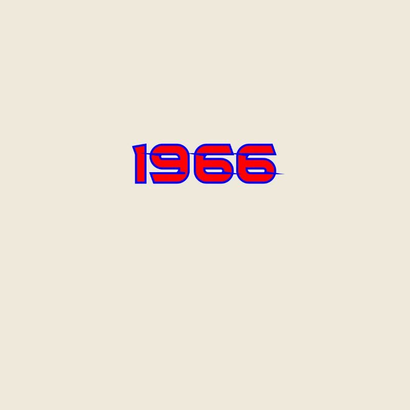 1966 Retro Neon Typography