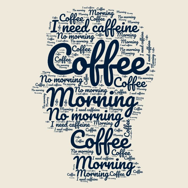 Das Herz des Kaffees: Morgentypografie