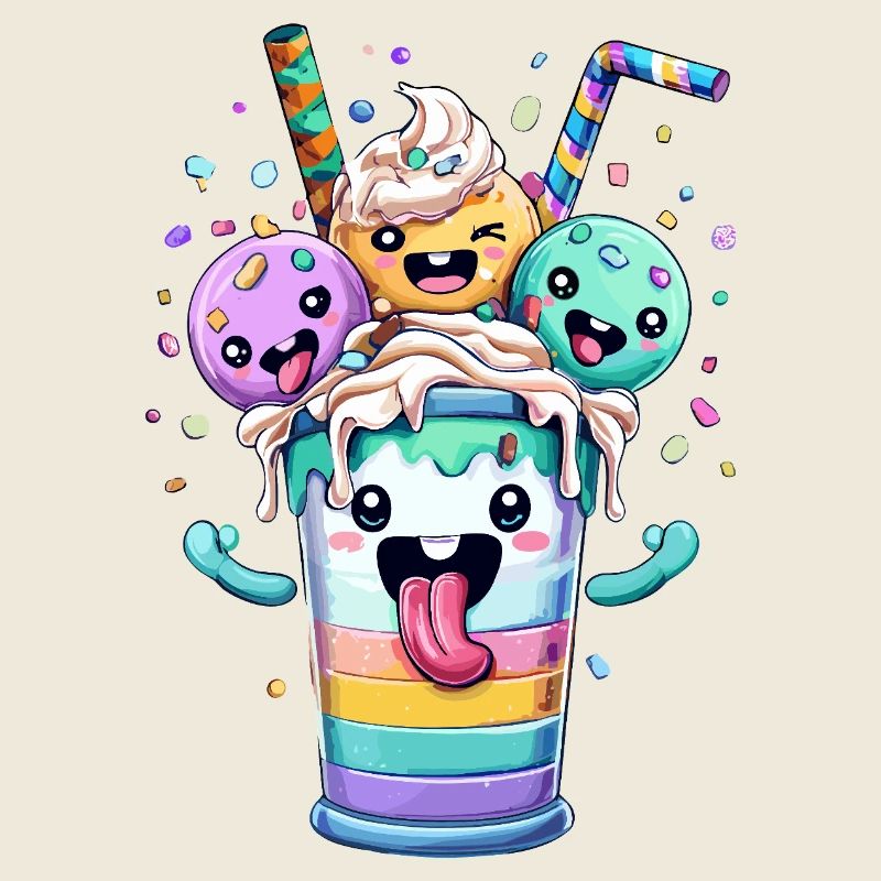 Regenbogen-Smoothie Party