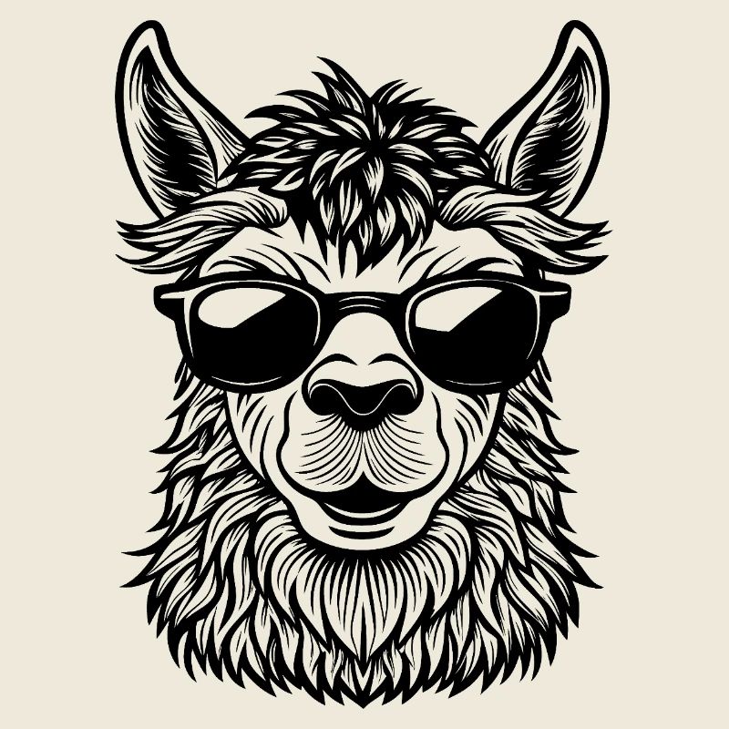 Lama-Gesicht