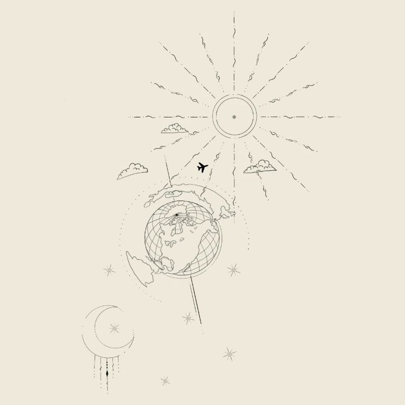 Globe et Soleil