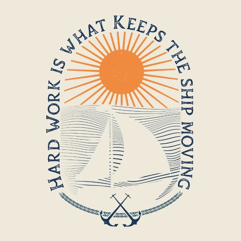 Inspirational Boat Phrase, Dad Gift, Nautical