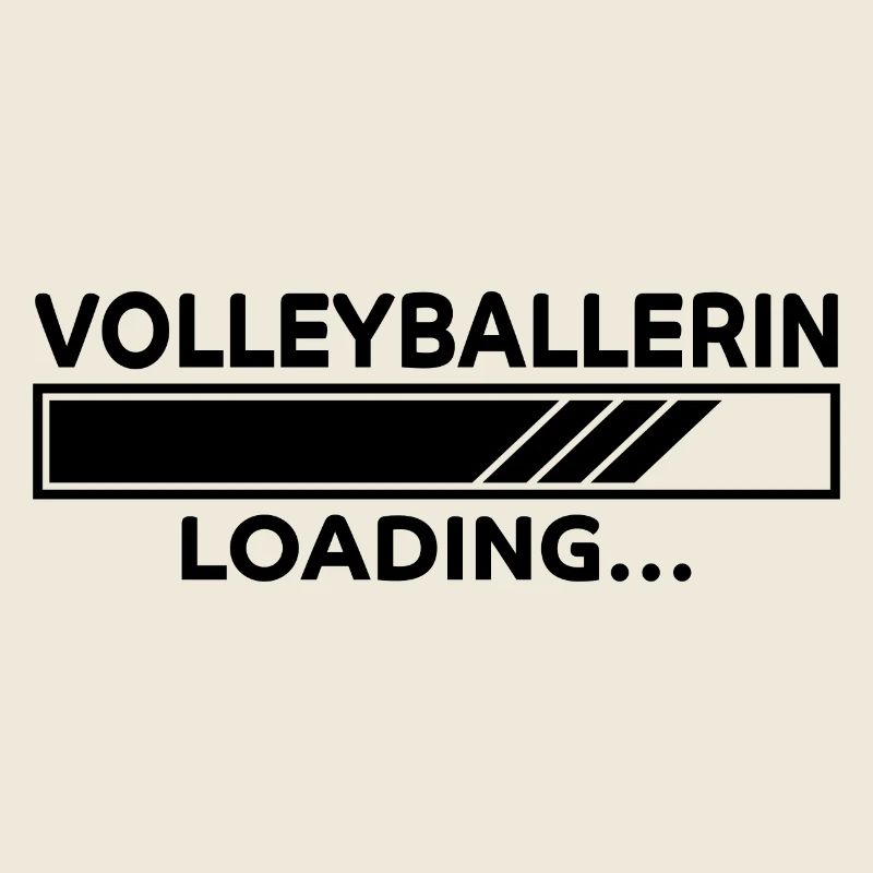 Volleyballerin Spruch Fun Beachvolleyball Geschenk