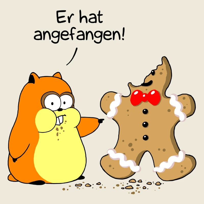 Hamster vs. Lebkuchenmann
