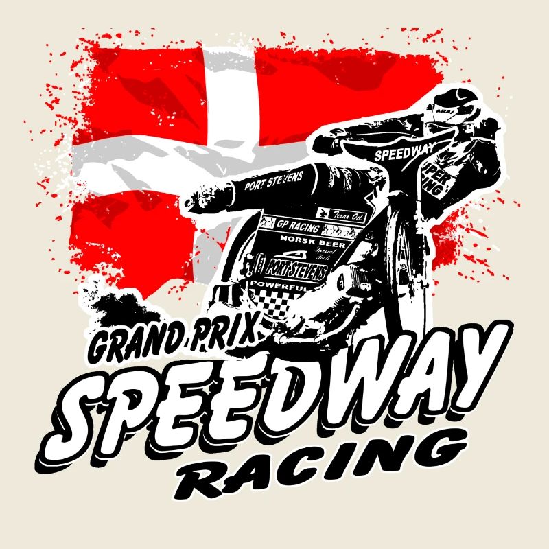 Speedway - Denmark Flag