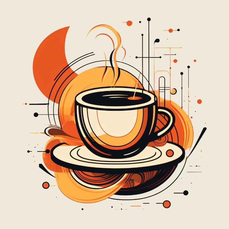 Designer coffee mug