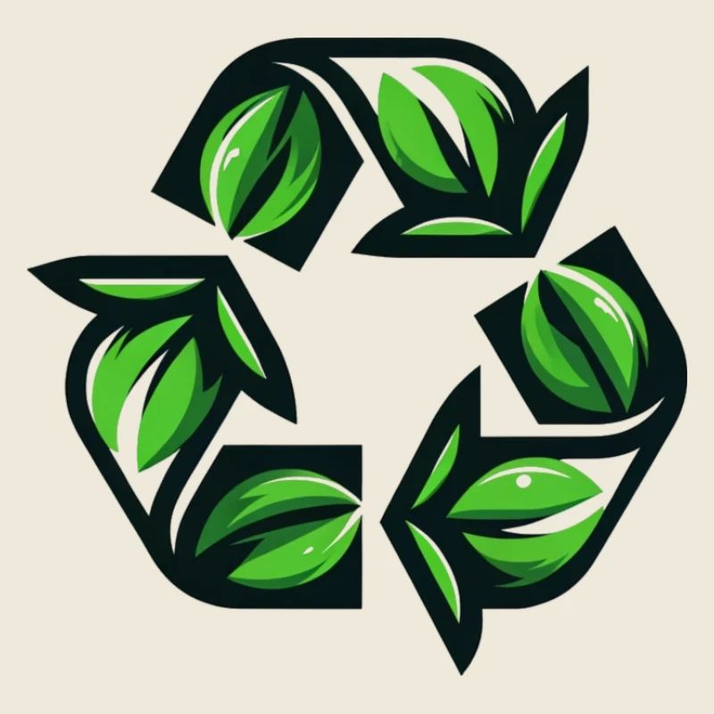 Feuilles recyclées