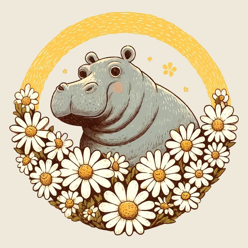 Marguerite hippopotame