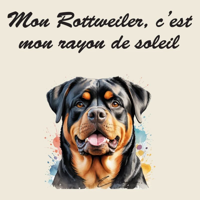 Rottweiler rayon de soleil