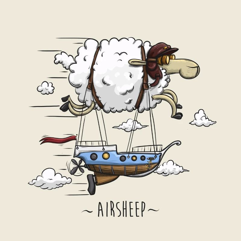 Mouton volant dirigeable