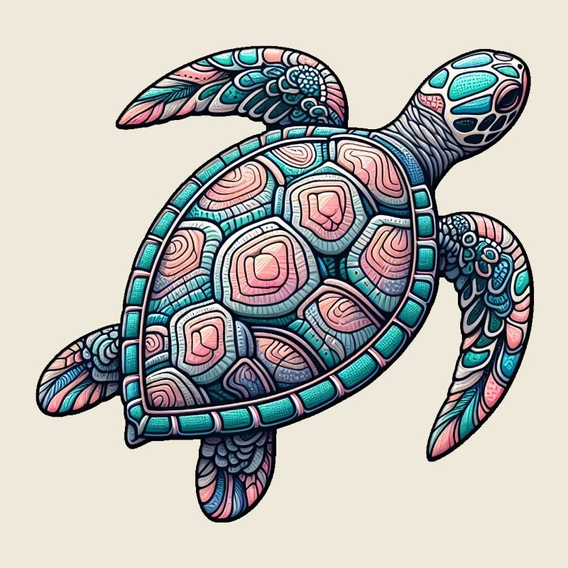 Decorative Sea Turtle