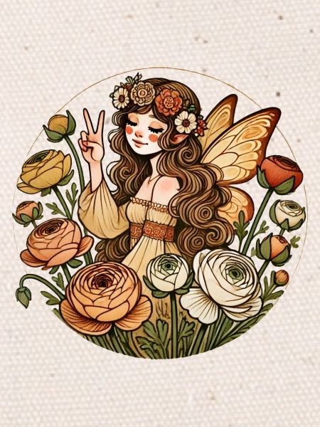 Fée hippie
