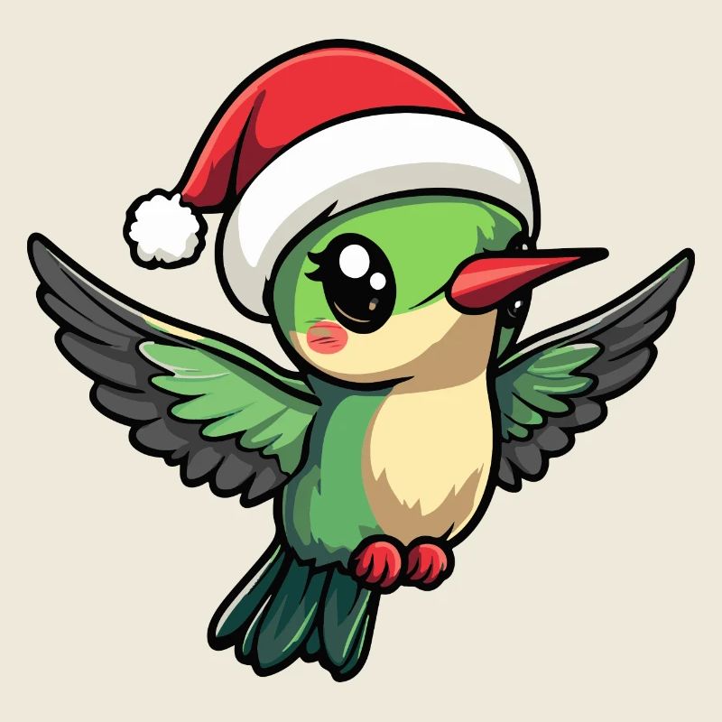 Hummingbird Bird Christmas