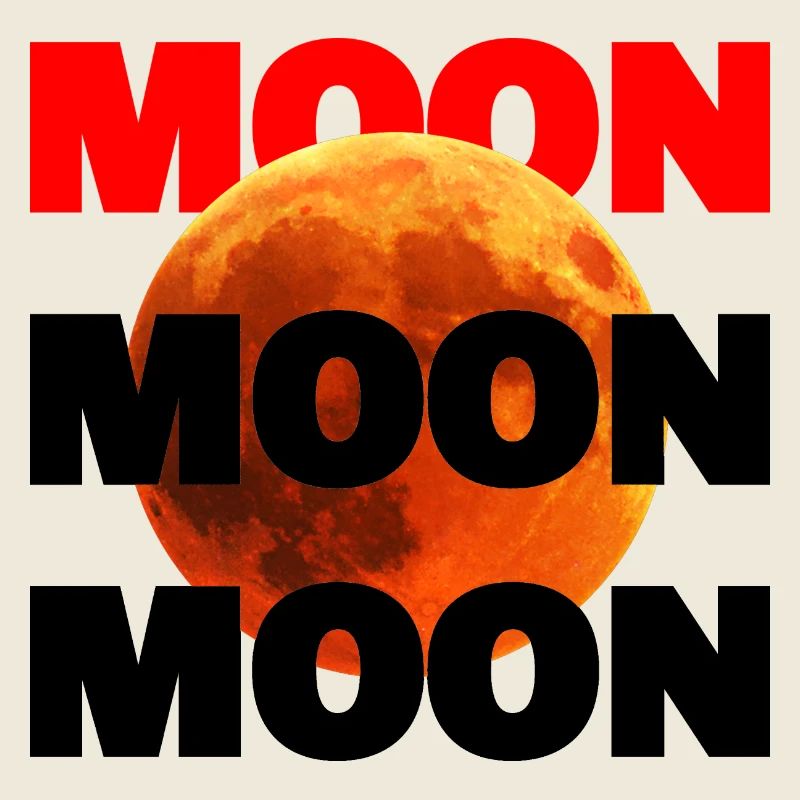 Mondlogo: Mutiges Design mit leuchtendem Mond