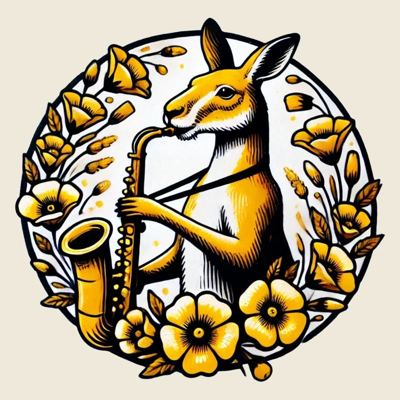 Saxophone Kangaroo