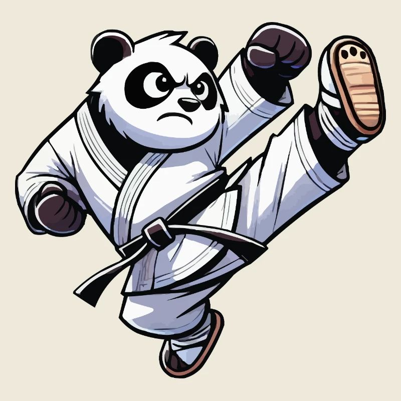 Karaté Panda Ours
