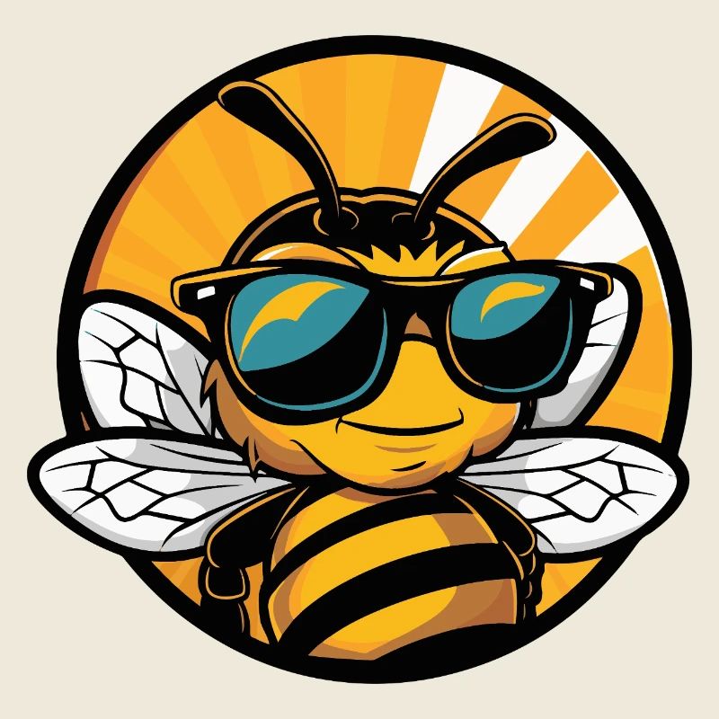 Biene Cool Sommer