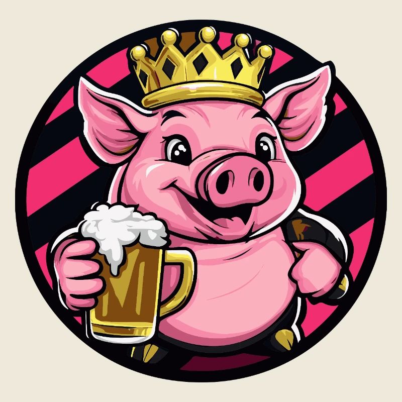 Schwein Bier
