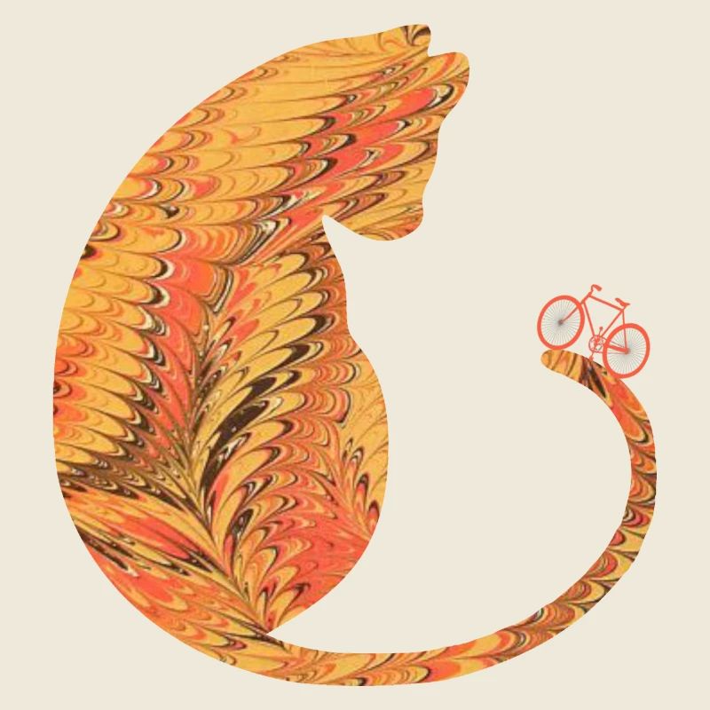 Cat with Bicycle E 118