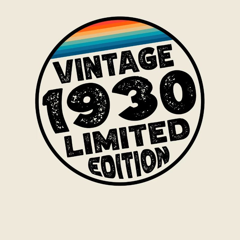 Limited Edition since 1930 Geburtstag Geschenk