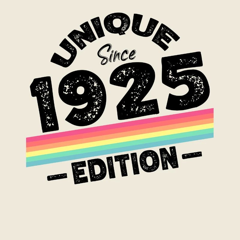 Unique Since 1925 Edition Birthday Vintage 1925