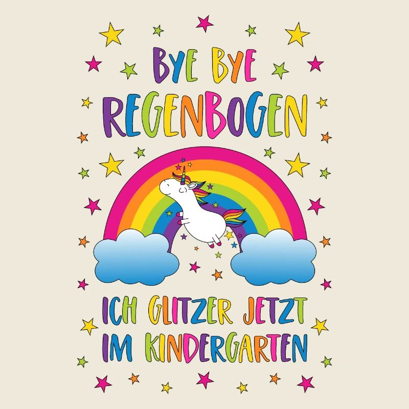 Bye Bye Rainbow Nursery Unicorn Glitter